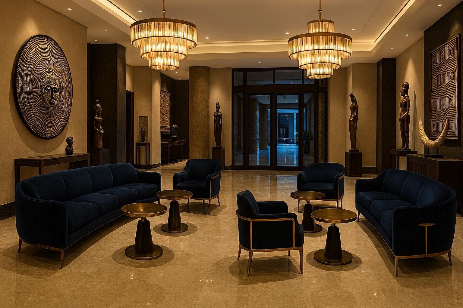 Lobby & Réception de l'hôtel